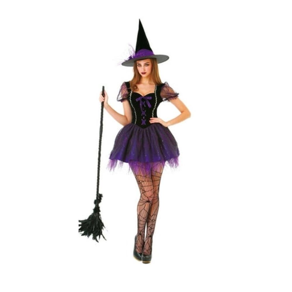 Boo! Inc. Wicked Witch Womens Halloween Costume Sexy Spellcaster Classic Dress M